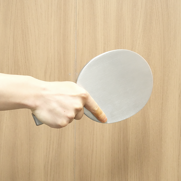 Stainless Steel Ping Pong Paddle – Durable Table Tennis Racket for Outdoor & Training Use
