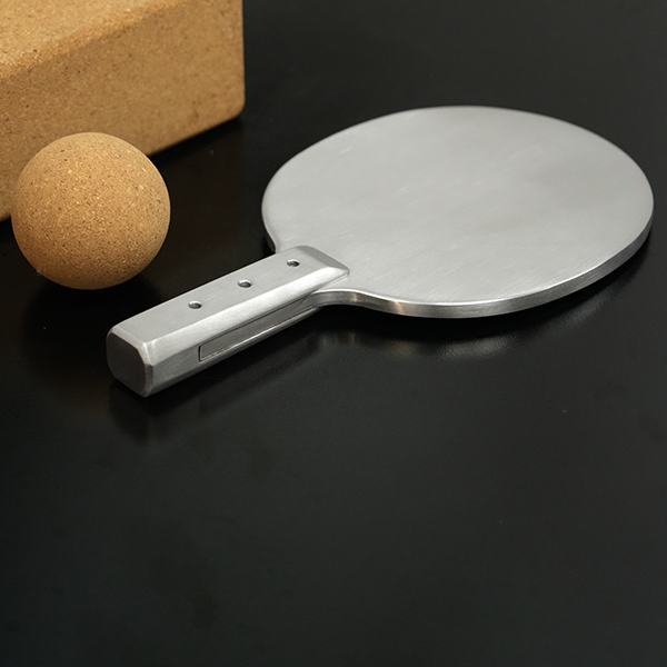 Stainless Steel Ping Pong Paddle – Durable Table Tennis Racket for Outdoor & Training Use