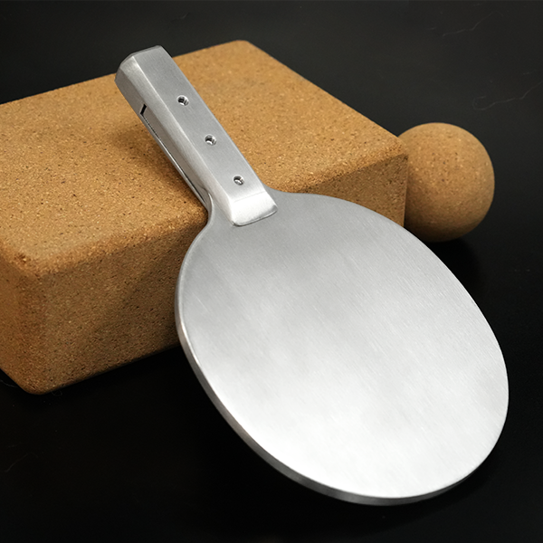 Stainless Steel Ping Pong Paddle – Durable Table Tennis Racket for Outdoor & Training Use