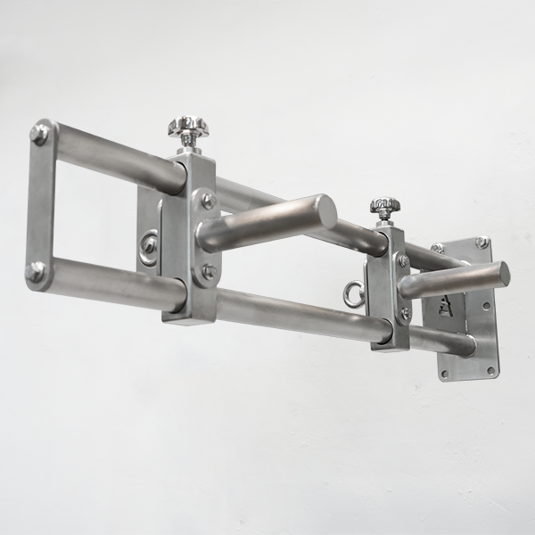 Stainless Steel Single-Side Wall-Mounted Adjustable Multi-Functional Pull-Up Bar | Heavy Duty Home Gym Chin-Up Bar