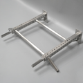 Stainless Steel Wall Mounted Pull Up Bar – Multi-Grip Adjustable Chin-Up Bar for Home Gym Strength Training