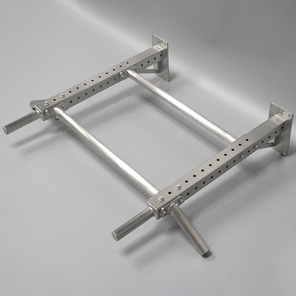 Stainless Steel Wall Mounted Pull Up Bar – Multi-Grip Adjustable Chin-Up Bar for Home Gym Strength Training