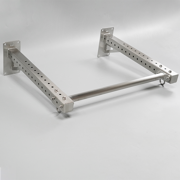 Stainless Steel Wall Mounted Pull Up Bar | Heavy Duty Home Gym Chin-Up Bar