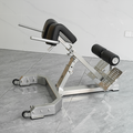 Stainless Steel Roman Chair Hyperextension Bench – Adjustable Back Extension Machine for Core & Lower Back Training