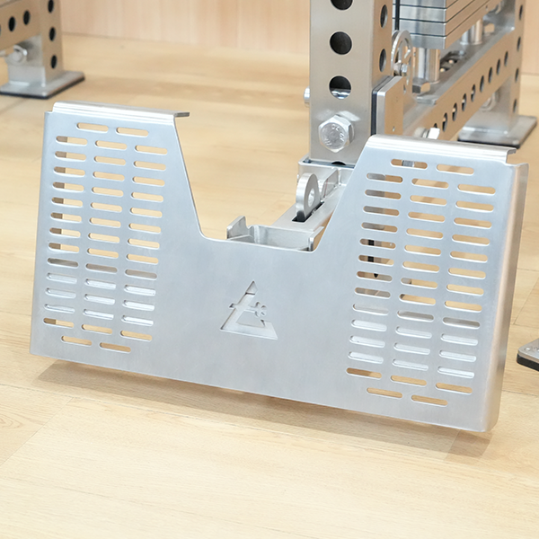 Stainless Steel Adjustable Squat Rack Foot Plate | Multi-Function Training Platform for Strength Workout