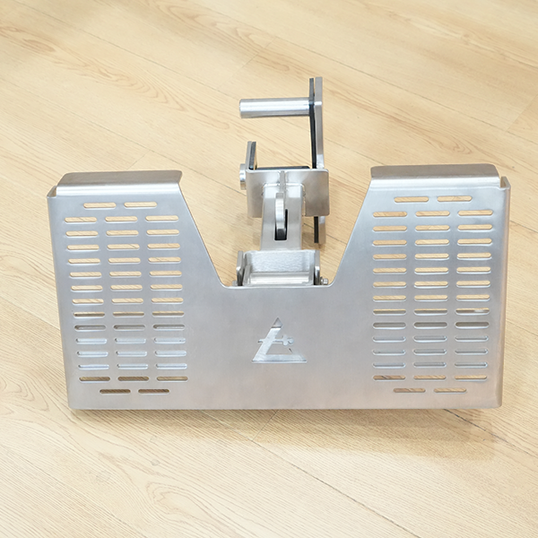 Stainless Steel Adjustable Squat Rack Foot Plate | Multi-Function Training Platform for Strength Workout