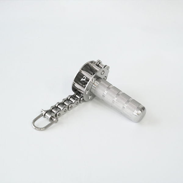 Stainless Steel Wrist Roller – Forearm & Grip Strength Trainer with Loading Pin for Wrist Curl Training