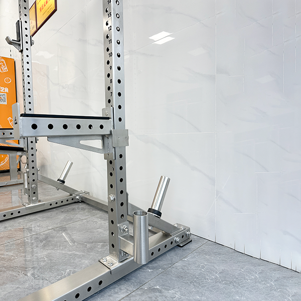Stainless Steel Half Frame Squat Rack Wall-Mounted Power Rack System