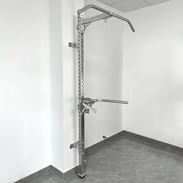Stainless Steel Wall-Mounted Single Post Multi-Functional Expandable Fitness Rack