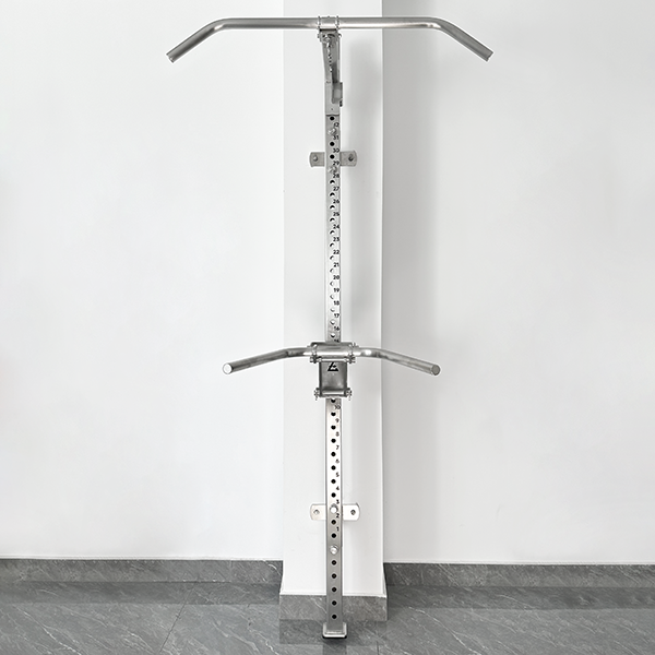Stainless Steel Wall-Mounted Single Post Multi-Functional Expandable Fitness Rack
