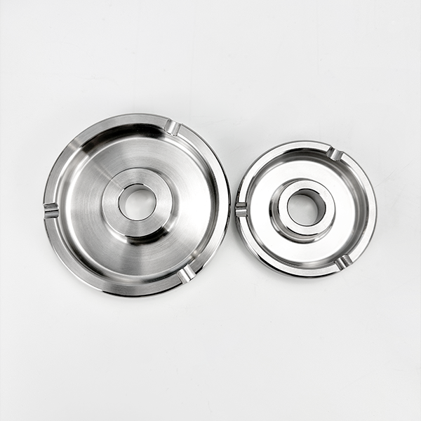 Stainless Steel Dumbbell Plate Ashtray – Heavy Duty Fitness-Inspired Cigarette Tray