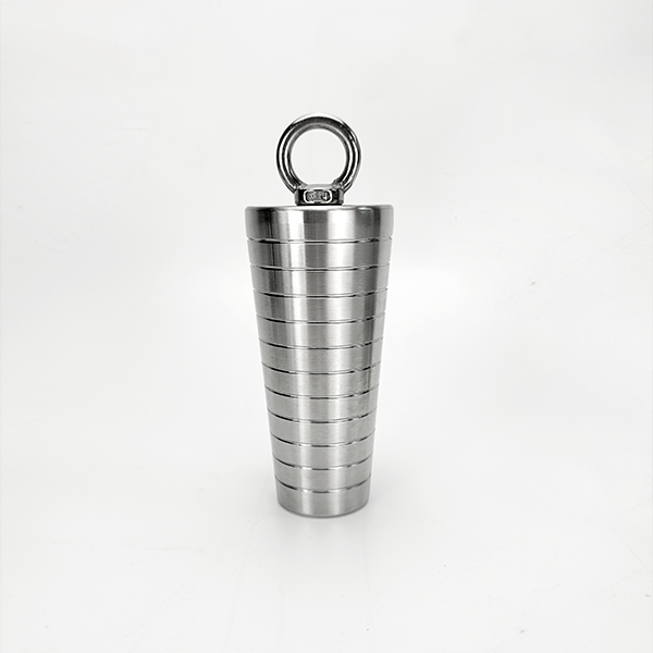 Stainless Steel Conical Finger Grip Handle for Strength & Grip Training