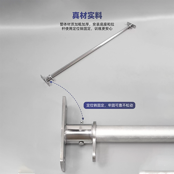 Heavy Duty Stainless Steel Doorway Pull-Up Bar for Home Gym Strength Training