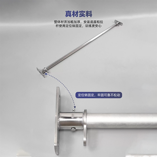 Heavy Duty Stainless Steel Doorway Pull-Up Bar for Home Gym Strength Training
