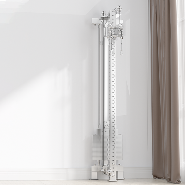 Stainless Steel Wall-Mounted Dual Cable Crossover Machine / Functional Trainer