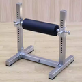 Stainless Steel Bulgarian Split Squat Stand – Adjustable Single Leg Squat Bench for Home Gym Strength Training