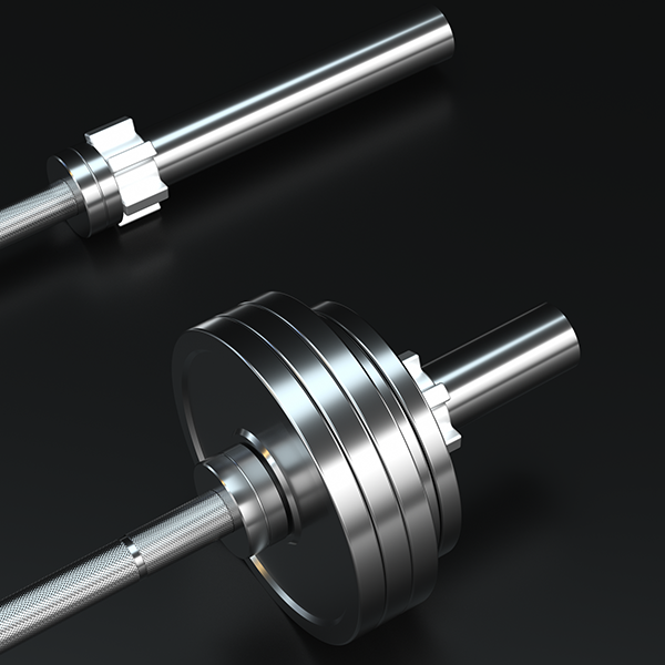Stainless Steel Olympic Barbell Bar | Heavy Duty Weightlifting Bar for Strength Training