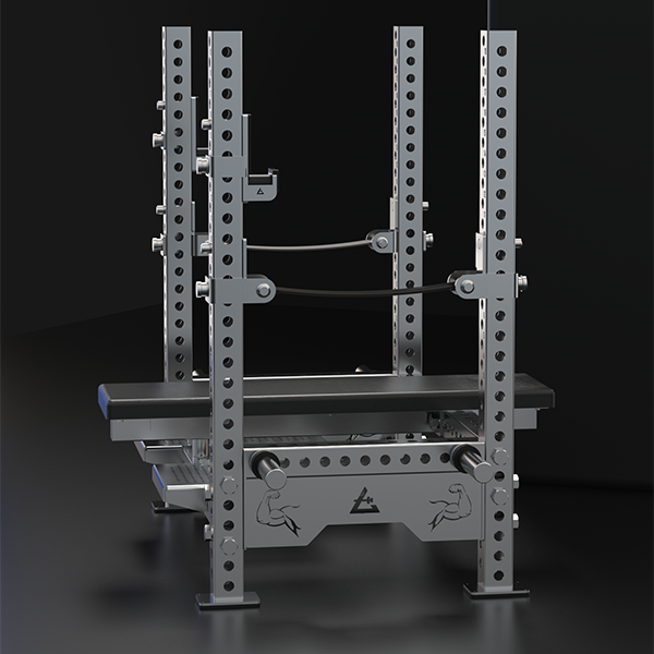 Stainless Steel All-in-One Bench Press Training Rack