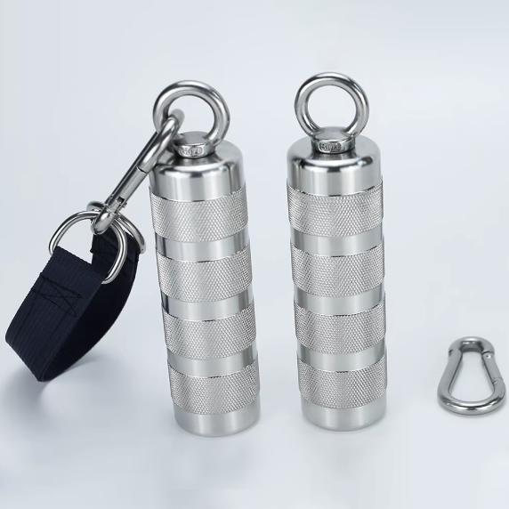 Stainless Steel Straight Bar Finger Grip Handle for Strength Training