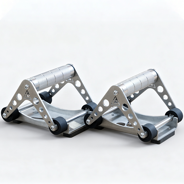 Stainless Steel Ab Roller Wheel | Multi-Function Core Trainer with Push-Up Support