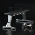 Stainless Steel Adjustable Weight Bench – Flat/Incline Dumbbell Bench for Home Gym Strength Training