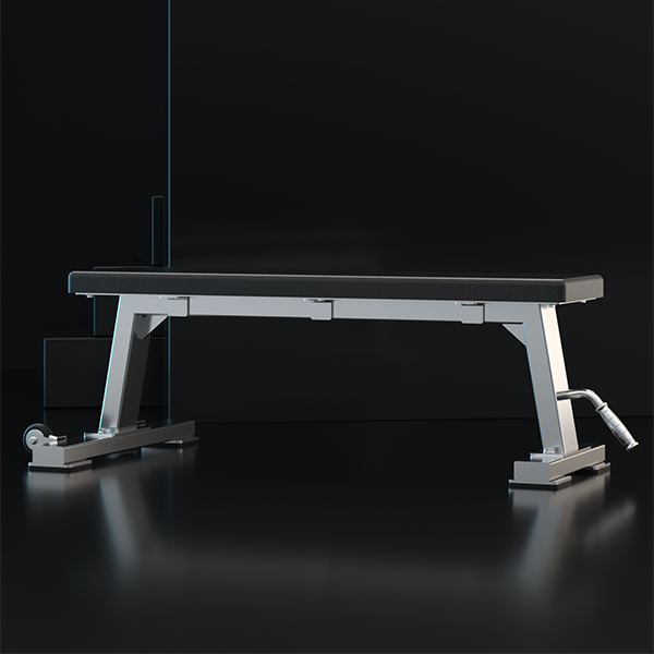 Stainless Steel Adjustable Weight Bench – Flat/Incline Dumbbell Bench for Home Gym Strength Training