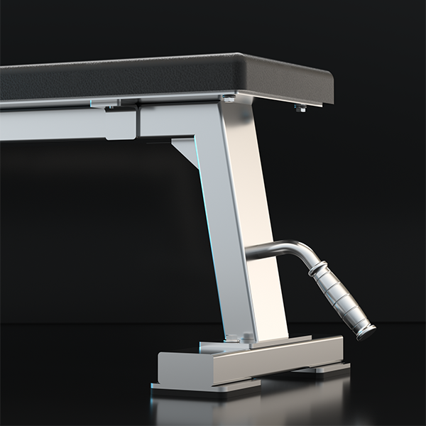 Stainless Steel Adjustable Weight Bench – Flat/Incline Dumbbell Bench for Home Gym Strength Training