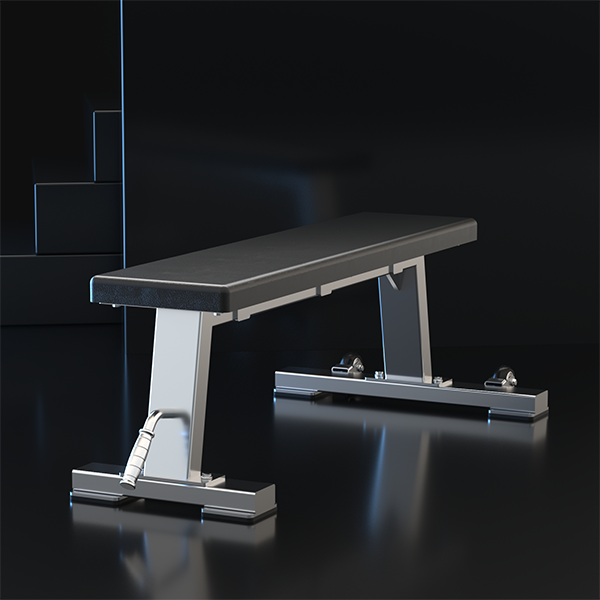 Stainless Steel Adjustable Weight Bench – Flat/Incline Dumbbell Bench for Home Gym Strength Training