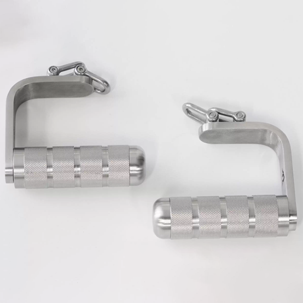 Stainless Steel L-Shape Wrist Strength Training Handle for Forearm Workout