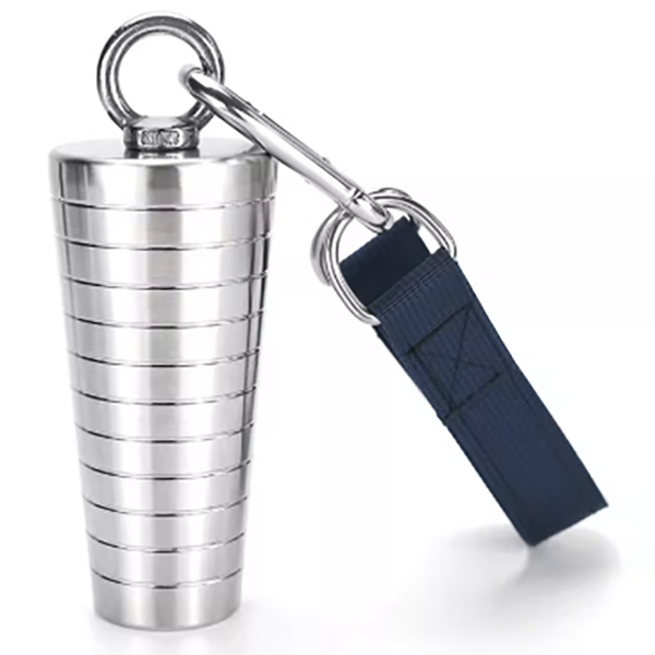 Stainless Steel Conical Finger Grip Handle for Strength & Grip Training