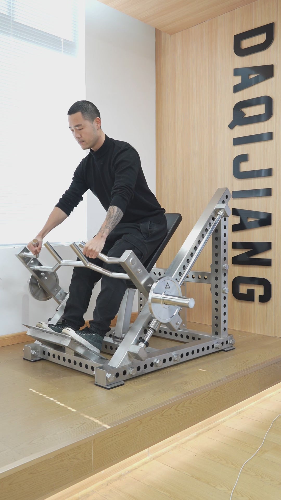 Stainless Steel Bent Over Row Trainer