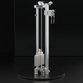 Stainless Steel Wall-Mounted Dual Cable Crossover Machine / Functional Trainer