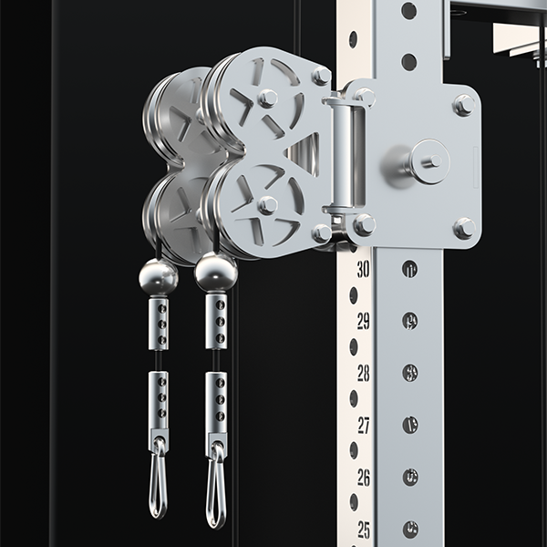 Stainless Steel Wall-Mounted Dual Cable Crossover Machine / Functional Trainer