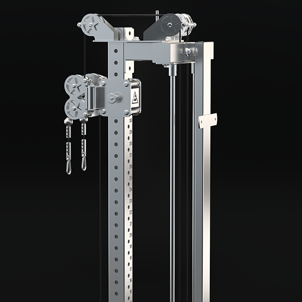 Stainless Steel Wall-Mounted Dual Cable Crossover Machine / Functional Trainer