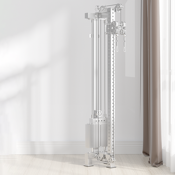 Stainless Steel Wall-Mounted Dual Cable Crossover Machine / Functional Trainer
