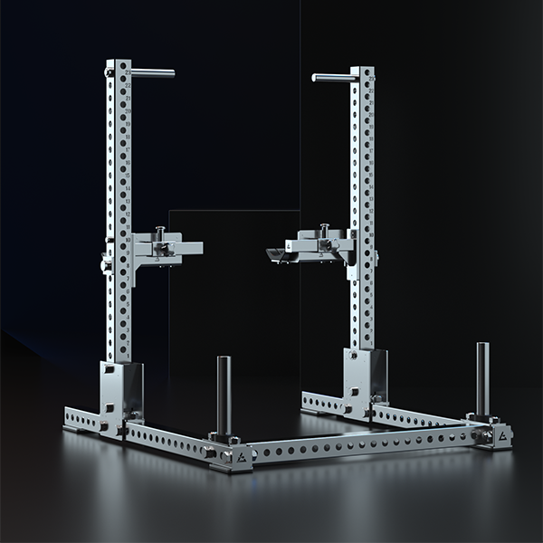 Stainless Steel Dumbbell Bench Press Spotter Stand / Lift Assist Rack