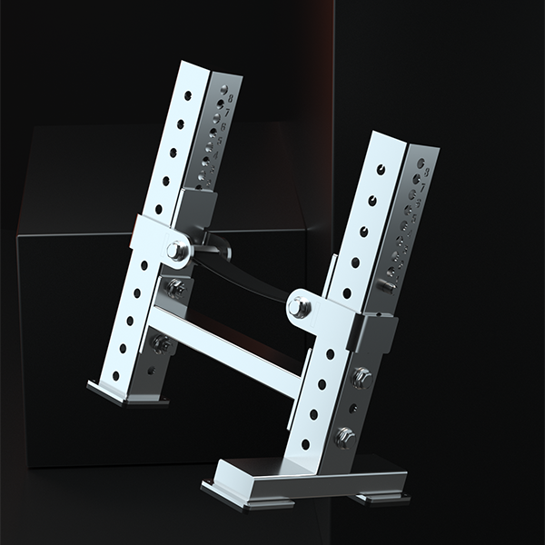 Stainless Steel Deadlift Jack / Barbell Lift Assist Rack